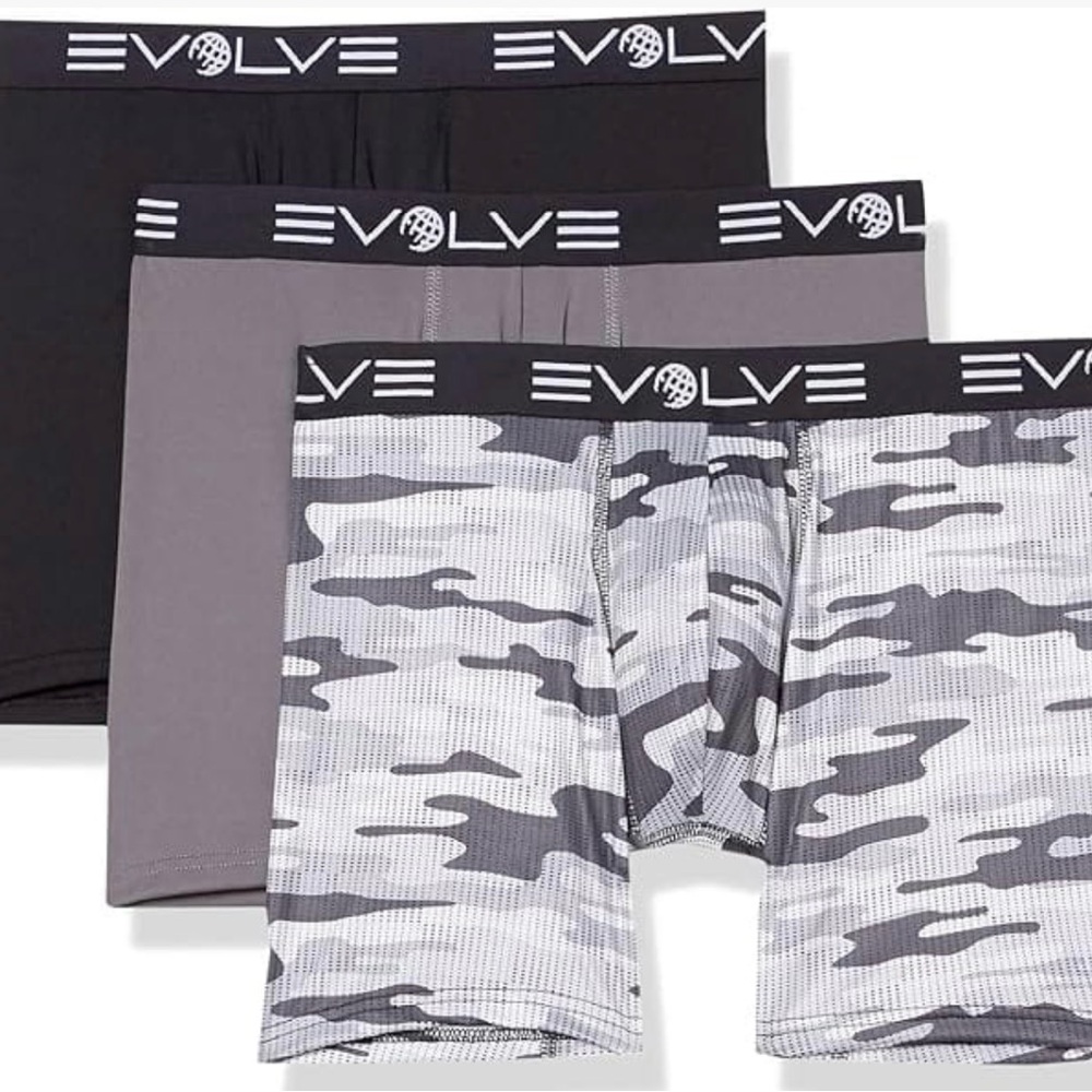 EVOLVE by 2(X)ist Micro-mesh Boxer Briefs 3-Pack Size Medium